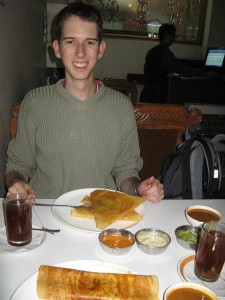 Ich mit Masala Dosa Ich mit Masala Dosa