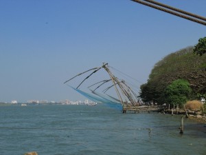 Chinesische Fischernetze