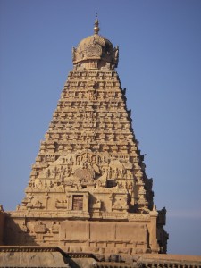 Tempelturm in Tanjore Tempelturm in Tanjore