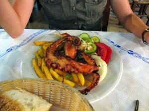 Elas lecker Abendbrot, gebratener Krake Elas lecker Abendbrot, gebratener Krake