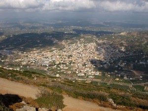 Blick vom Juchtas auf Archanes