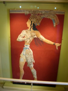 Der Lilienprinz, Fresko aus Knossos